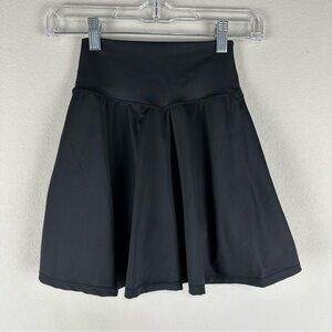 BuffBunny Black Succulent Athletic Athleisure Tennis Skort Size XXS